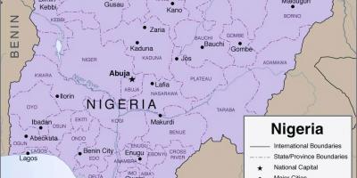 מפה מפורטת ניגריה